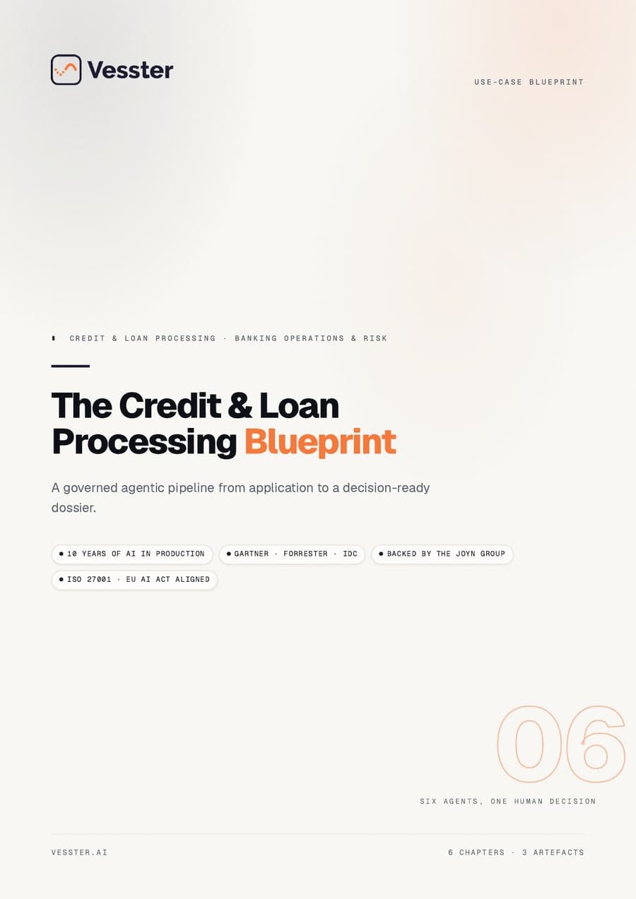 The Credit & Loan Processing Blueprint — cover