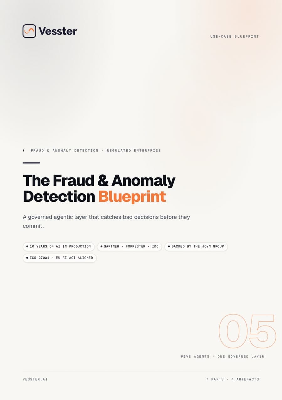 The Fraud & Anomaly Detection Blueprint — cover