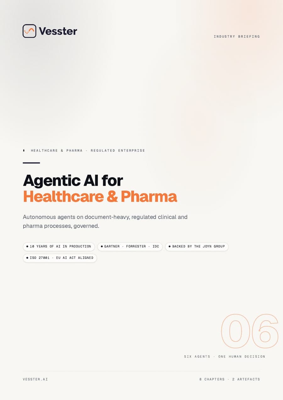 Agentic AI for Healthcare & Pharma — cover